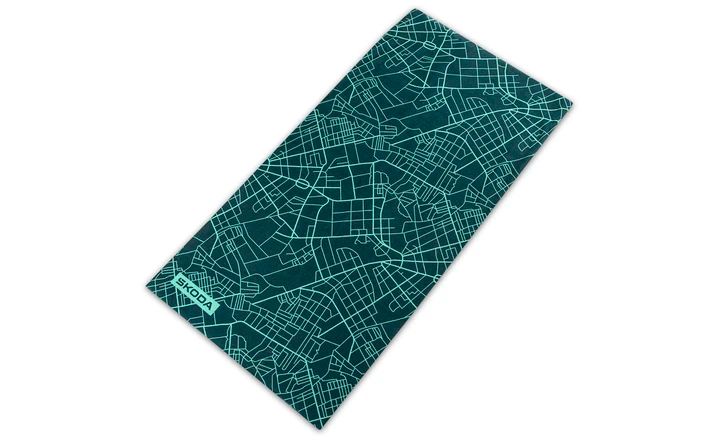 Škoda Schlauchschal, Unisex, emerald green