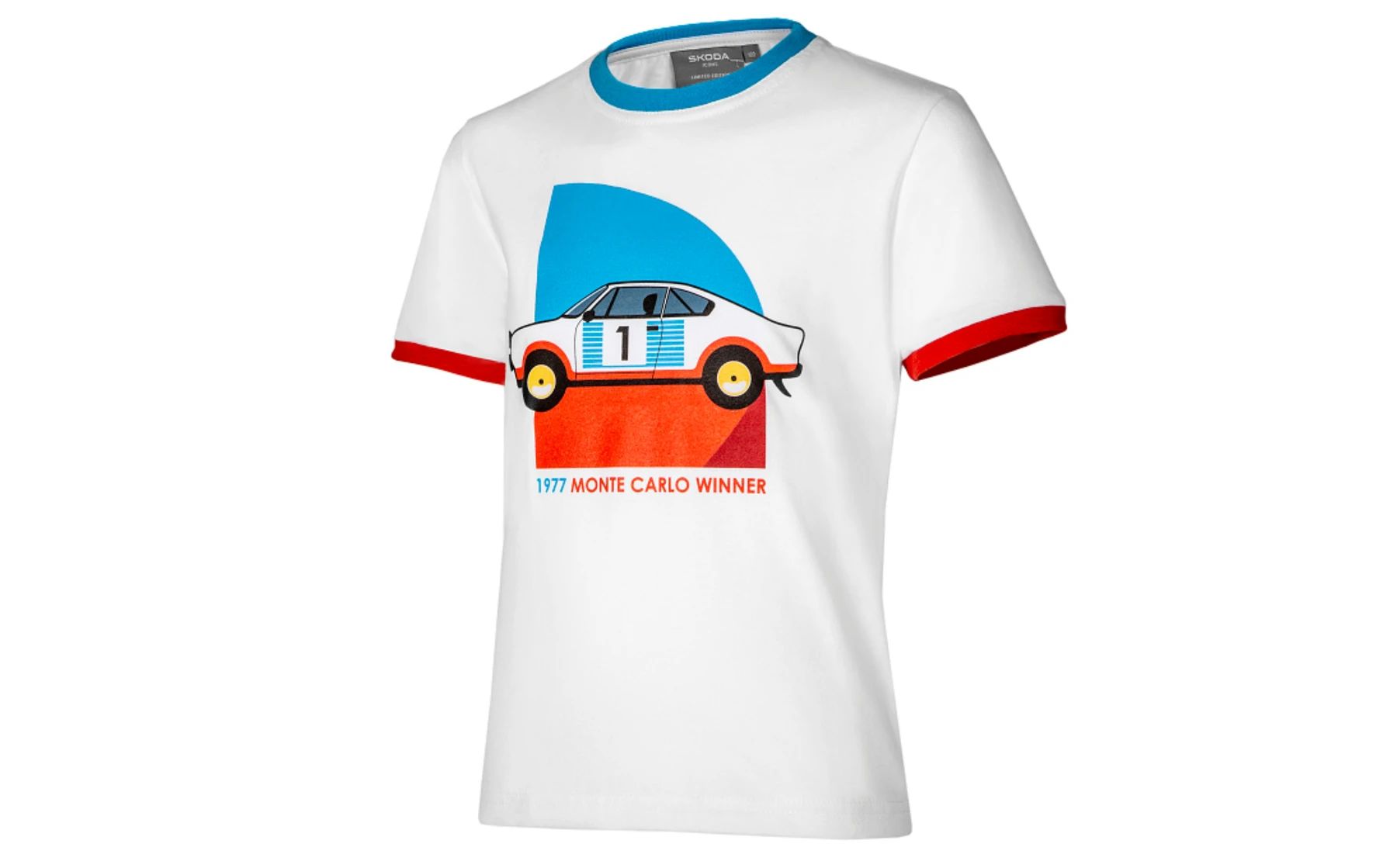 Škoda Kinder T-Shirt "Icons RS 130", weiß