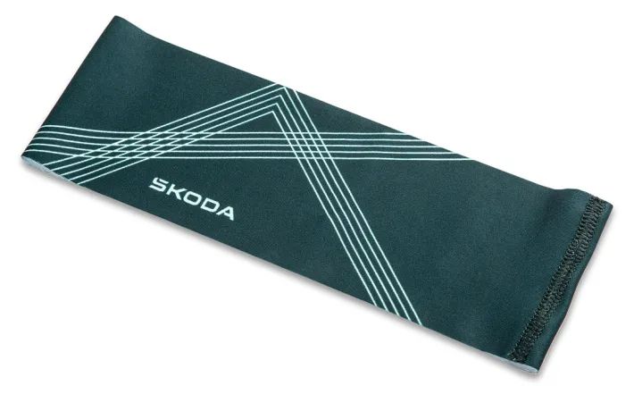 Škoda Stirnband, unisex, emerald green/electric green