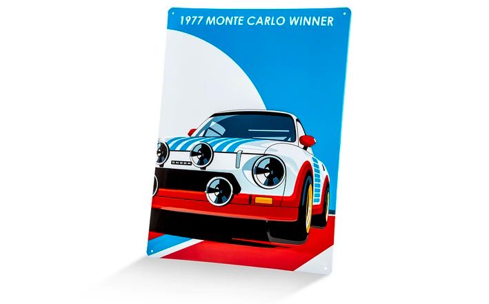 Škoda Blechschild "Icons RS 130"