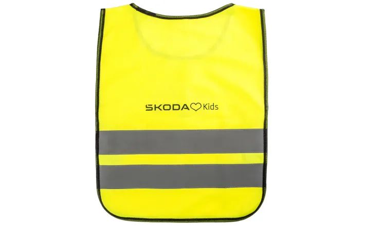 Škoda Kinder-Warnweste, signalgelb