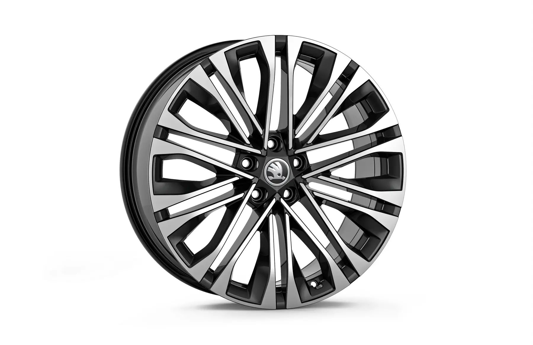 Škoda Venus 8x20 5/112/41 schwarz glanzgedreht
