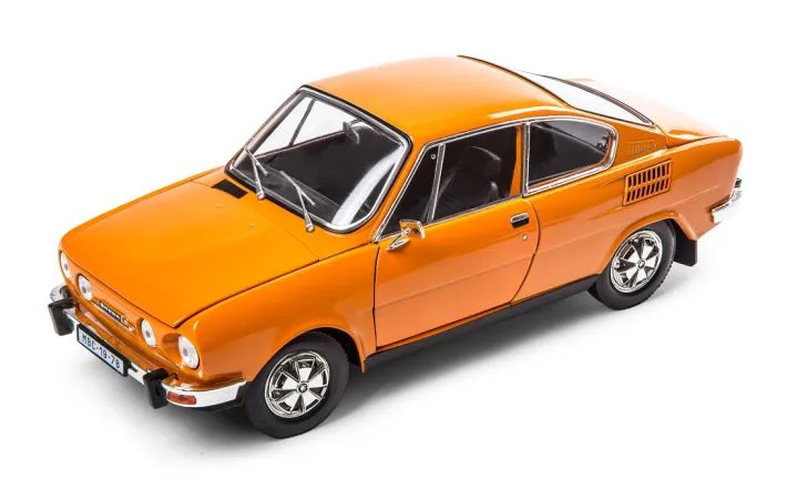 Škoda 110R (1980) Modellfahrzeug, 1:18, orange 