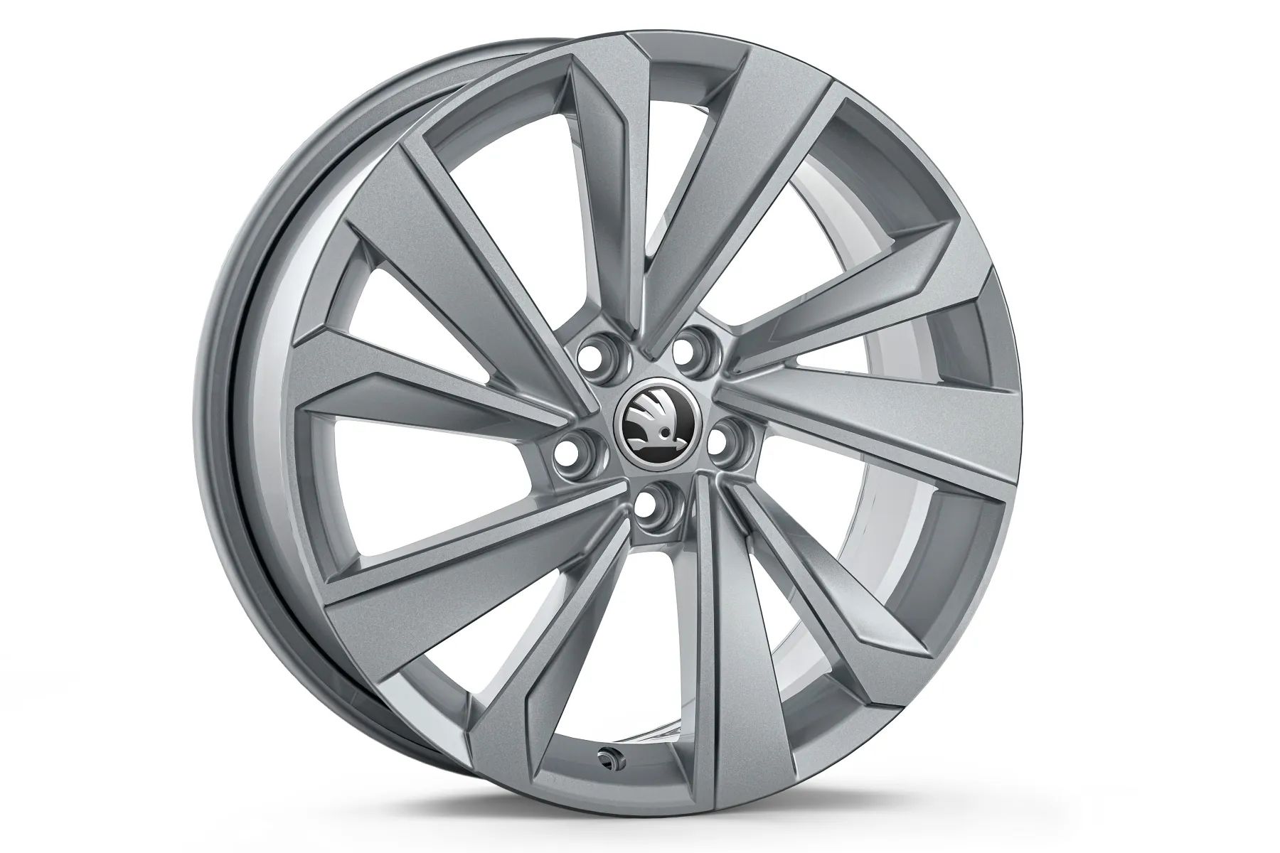 Škoda Leichtmetallfelge Riegel 7x17 5/100/51 silber