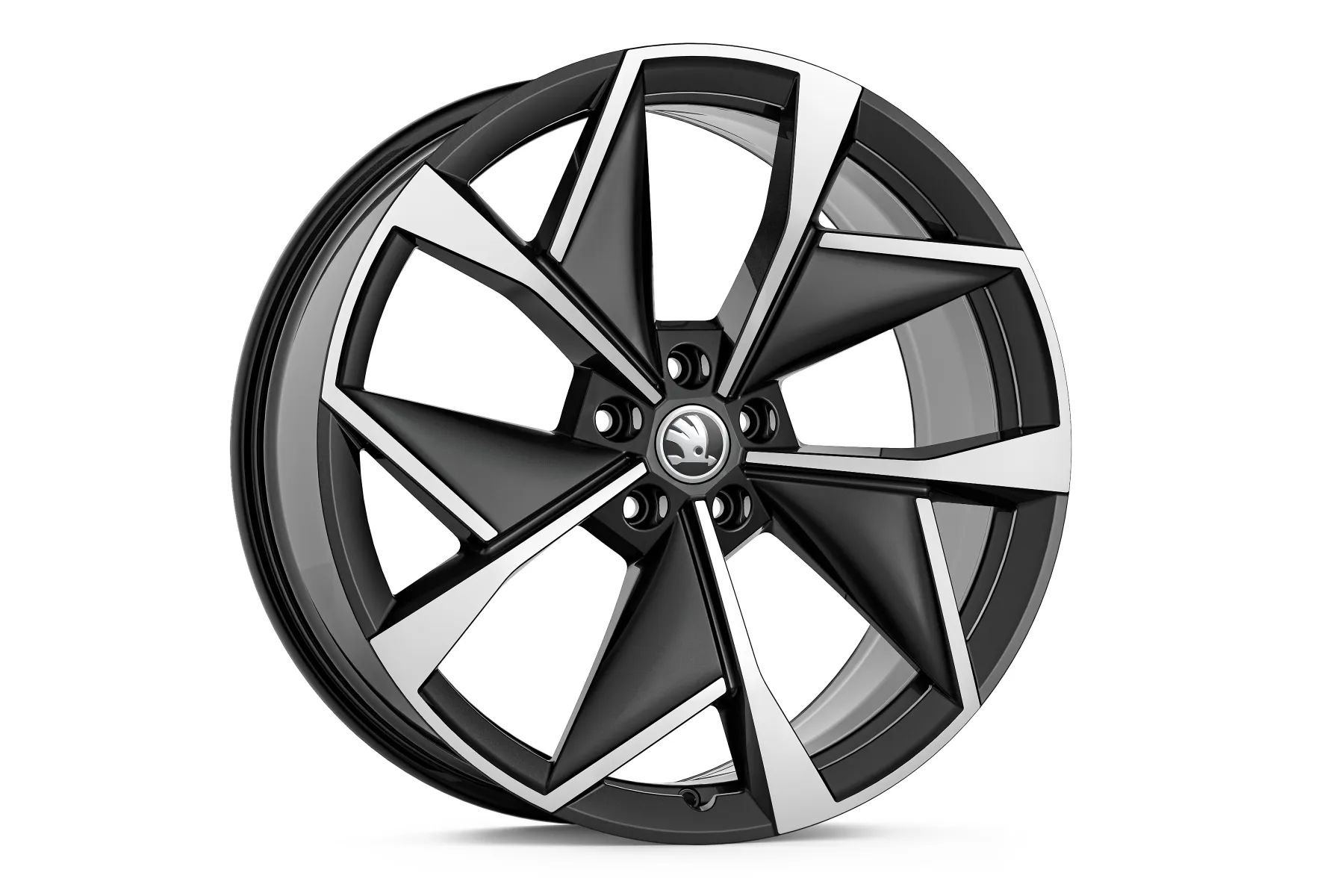 Škoda Leichtmetallfelge Vision 9x21 5/112/42 schwarz glanzgedreht