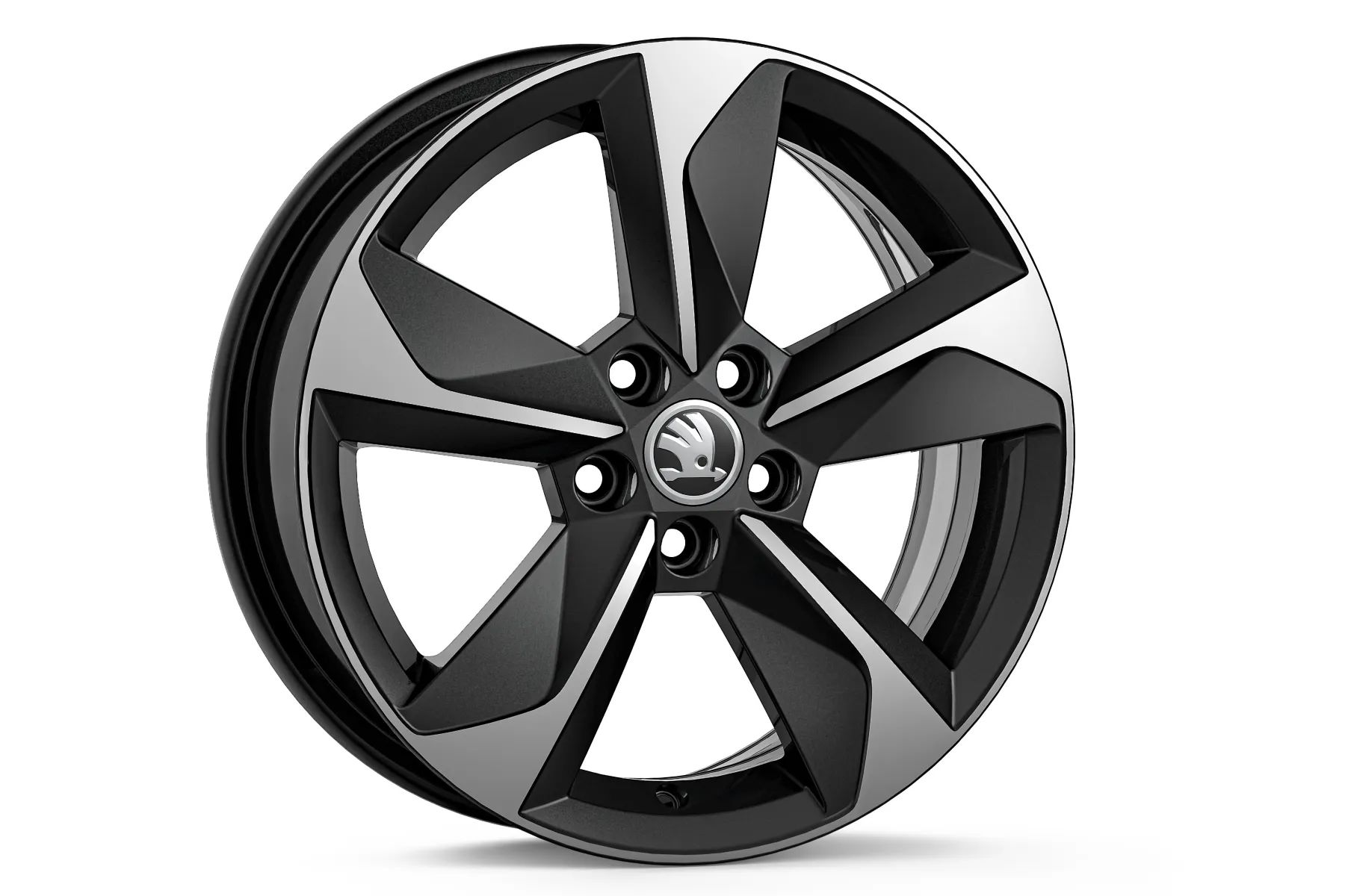 Škoda Leichtmetallfelge Ursus 6x16 5/100/45 schwarz glanzgedreht