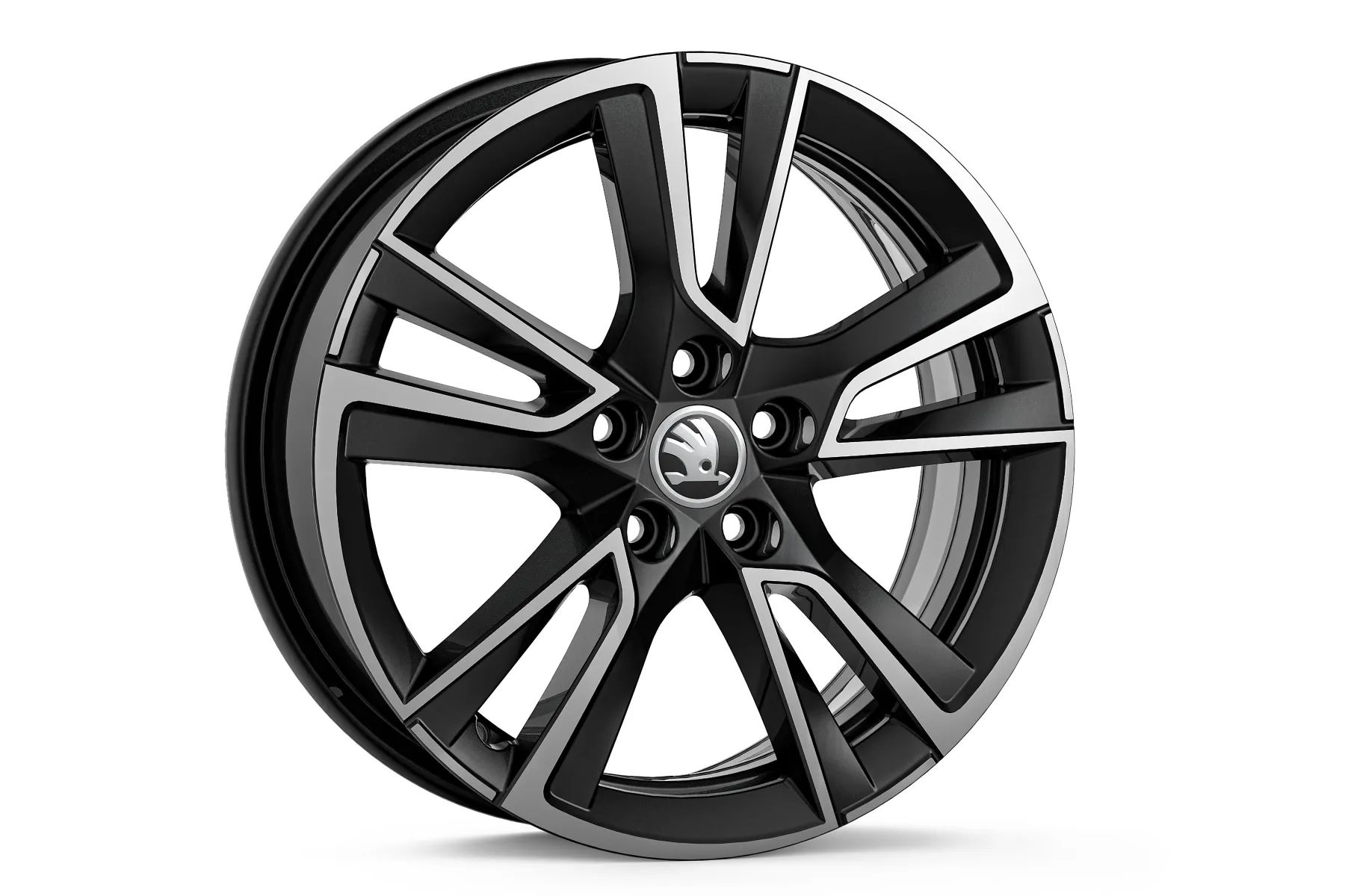 Škoda Leichtmetallfelge Proxima 6x16 5/100/45 schwarz glanzgedreht