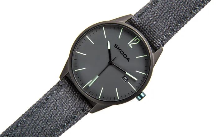 Škoda Armbanduhr, unisex, anthrazit