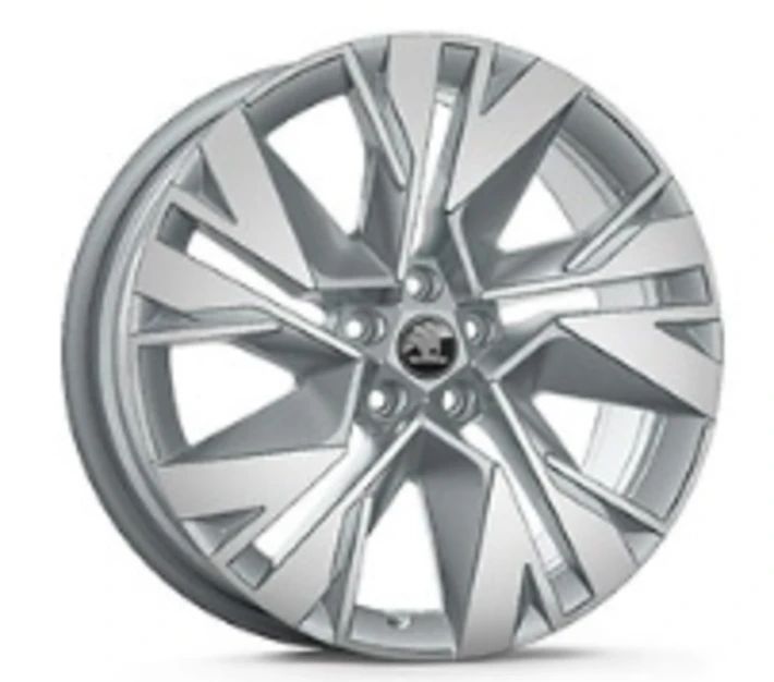 Škoda Leichtmetallfelge Remo 8x20 5/112/45 silber metallic glanzgedreht