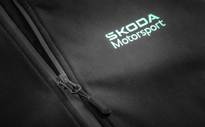 Škoda Motorsport Jacke, Herren, schwarz, Gr. L