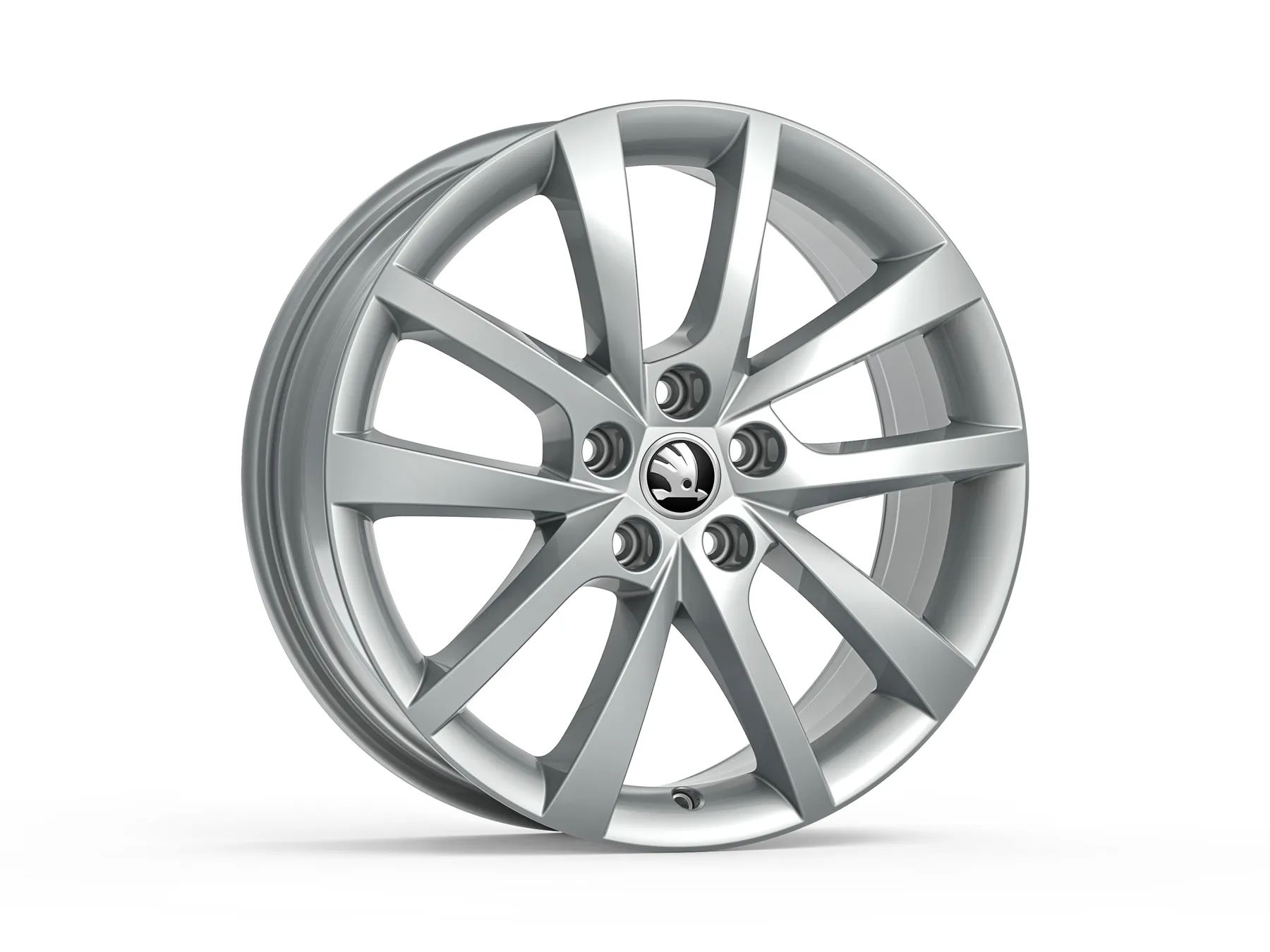 Škoda Leichtmetallfelge Elbrus 7x18 5/112/43 Silber