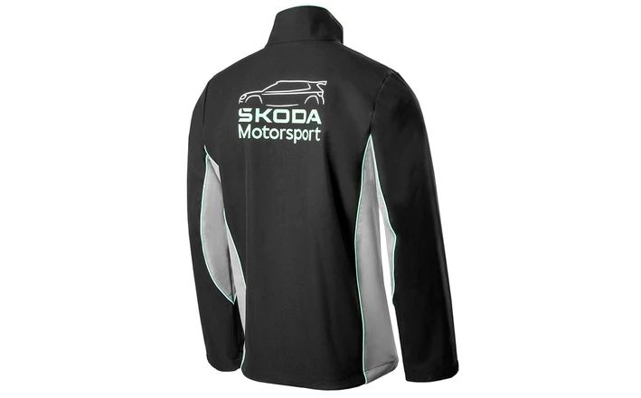Škoda Motorsport Jacke, Herren, schwarz, Gr. L
