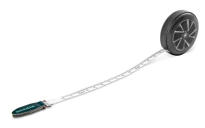 Škoda Maßband im Reifen-Design