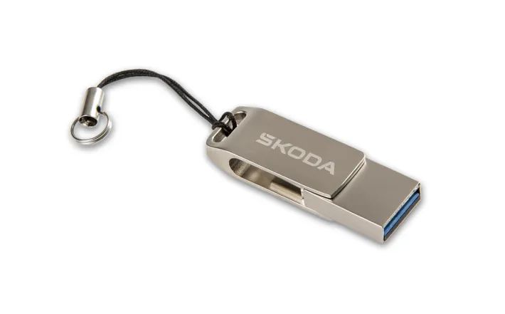 Škoda Dual-USB-Stick, USB-C, USB-A, 32G