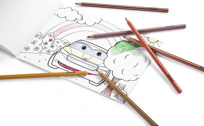 Škoda Kinder-Malbuch