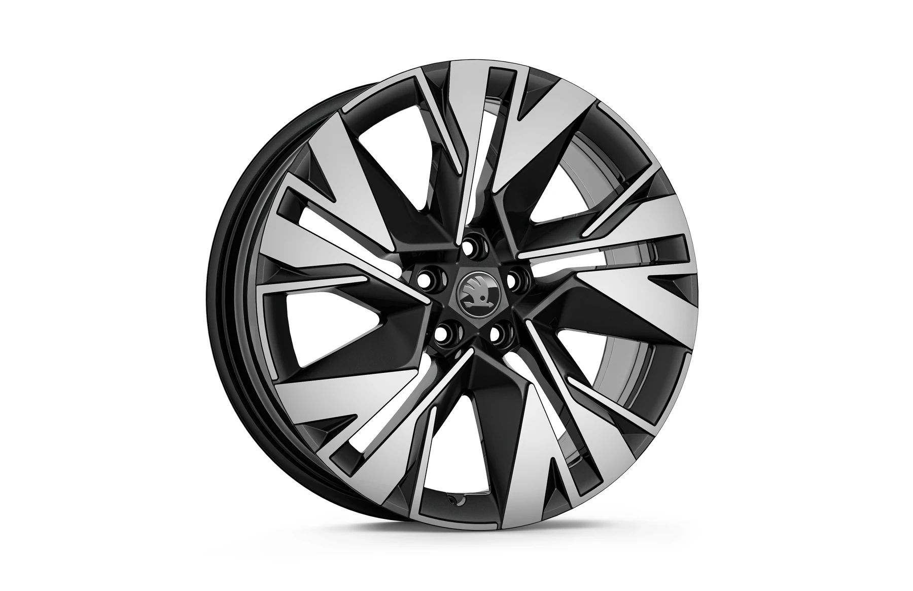 Škoda Leichtmetallfelge Remo 8x20 5/112/45 Schwarz metallic glanzgedreht