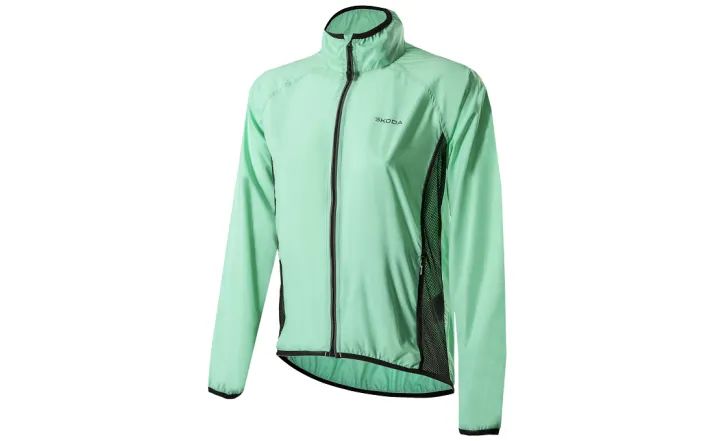 Škoda Damen Windbreaker, electric-grün, Gr. XL