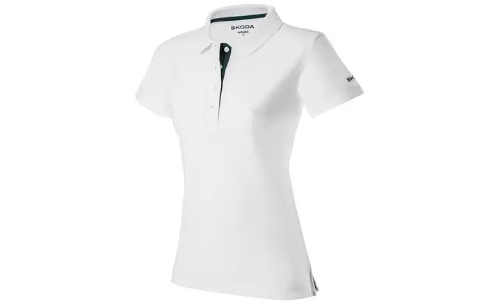 Škoda Damen Polo-Shirt, weiß, Gr. XXL