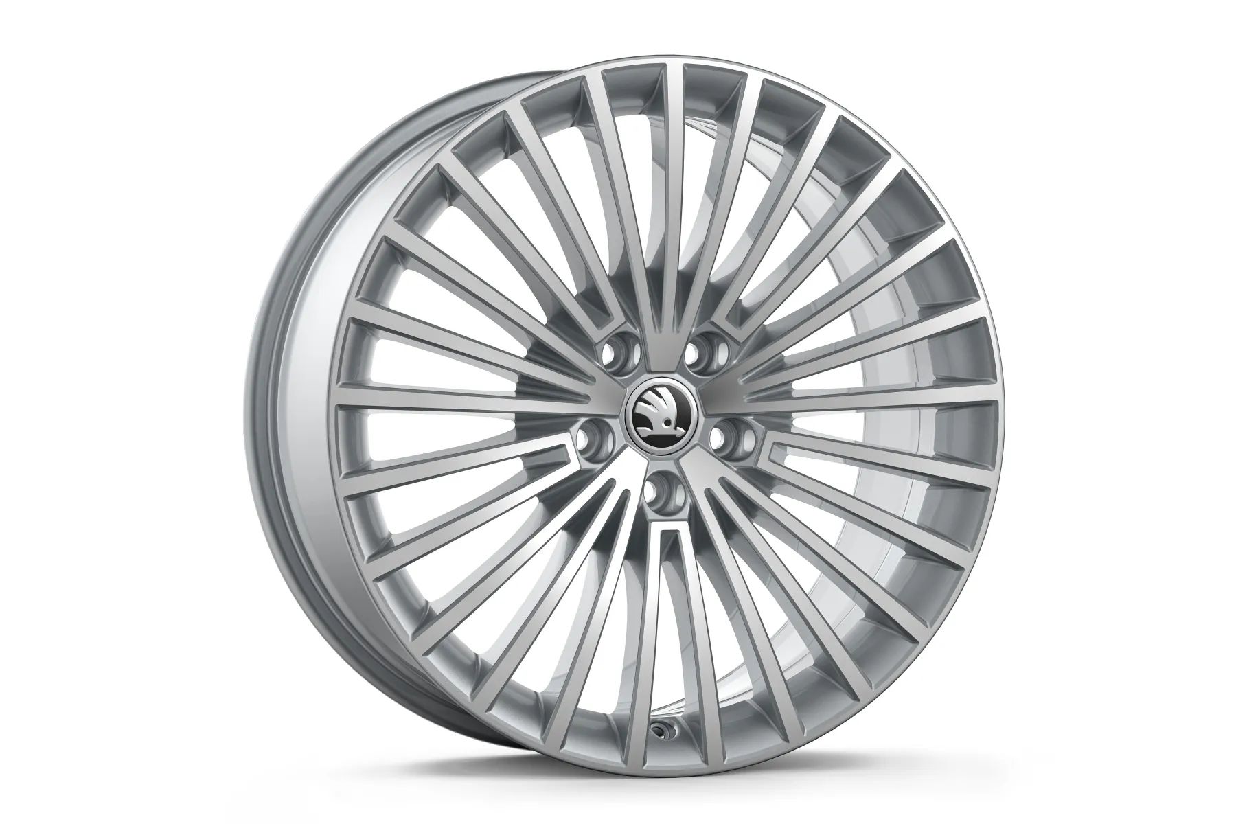 Škoda Leichtmetallfelge Cepeus 8x19 5/112/44 Silber glanzgedreht